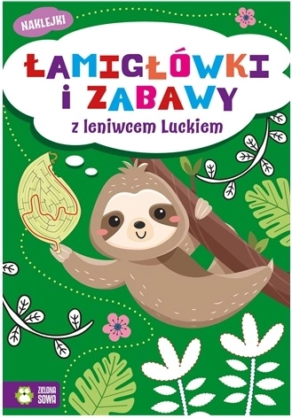Zeszyt ćwiczeń: Łamigłówki i zabawy z leniwcem Luckiem (polski)