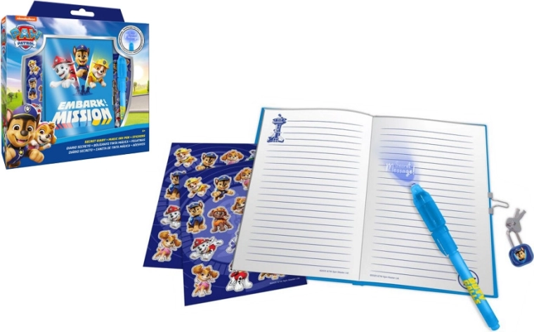 Pamiętnik z magicznym długopisem PAW PATROL
