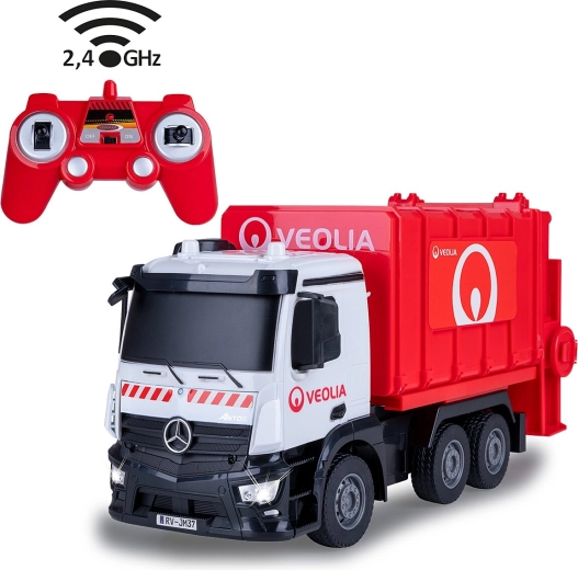 Zdalnie sterowana śmieciarka Mercedes-Benz Antos 1:26