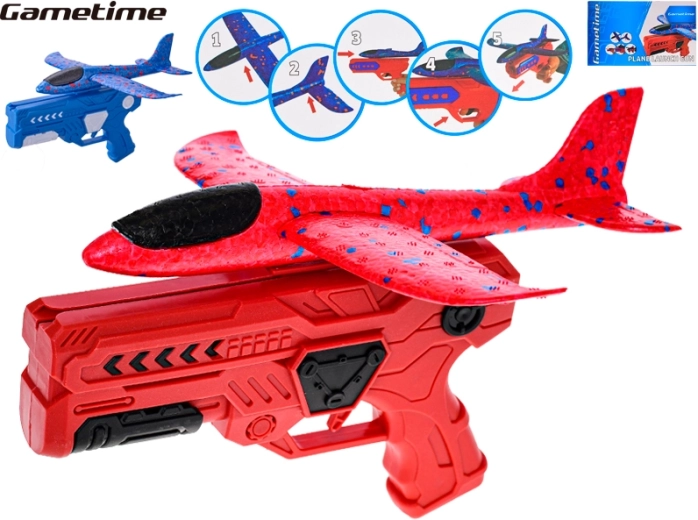 Gametime pistolet z piankowym wyrzutniowym samolotem dla dzieci