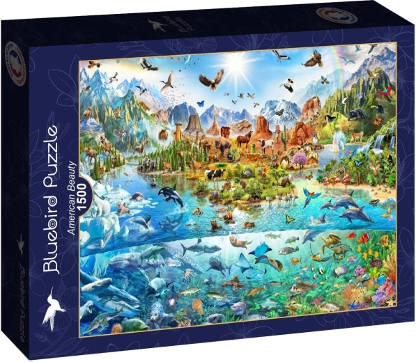 Puzzle Bluebird Amerykańska piękność 1500 elementów - 1 szt.