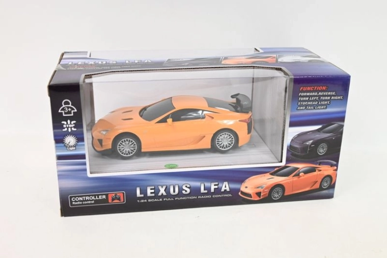 Auto RC Lexus LFA pomarańczowe 1:24