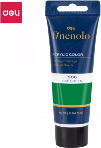 Farba akrylowa ciemnozielona 75 ml