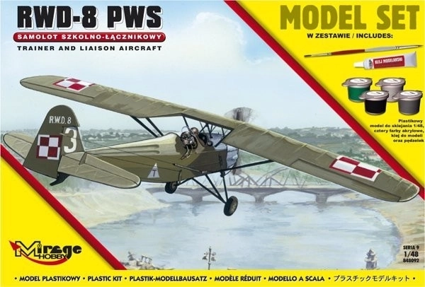 Zestaw modelarski RWD-8 PWS