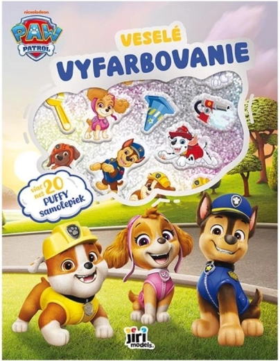 Wesołe kolorowanie z super naklejkami Psi Patrol