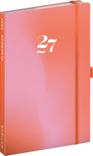 Notique Planbook – planer i notes Coral 2027, 13 × 21 cm
