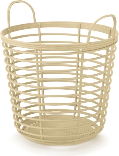 Kosz Zanzi z uchwytami 37,4 cm – słomkowy kolor