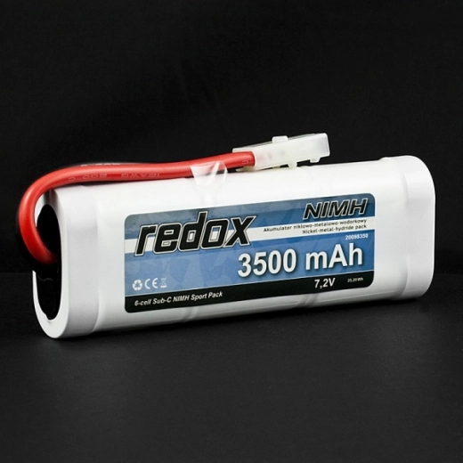 Pakiet akumulatorów NiMH Redox 3500 mAh 7,2 V (duża Tamiya)