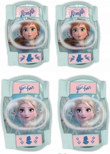 Dziecięcy zestaw ochraniaczy na kolana i łokcie Disney Frozen (4 szt.)