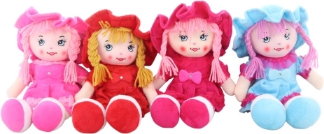 Szmaciana lalka śpiewająca po czesku 35 cm