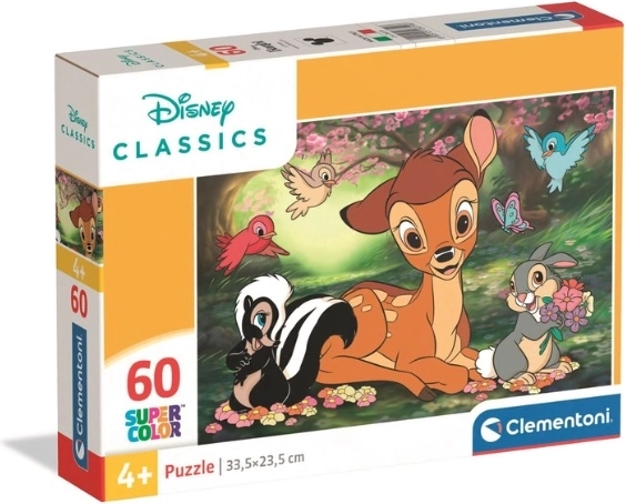 Puzzle Clementoni SuperColor Bambi 60 elementów
