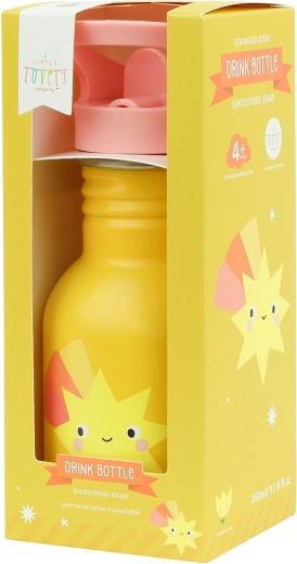 A Little Lovely Company stalowa jednściankowa butelka do picia 350 ml – kometa