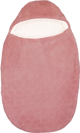 Nattou dziecięcy śpiworek do fotelika samochodowego Lapidou, pudrowy róż, 70 cm