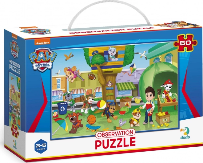 Puzzle z wyszukiwaniem obrazków PAW PATROL 50 elementów DODO