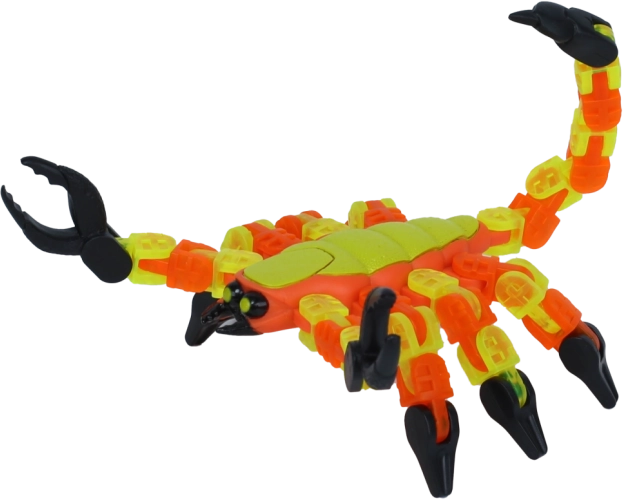 Klixx Creaturez skorpion – elastyczna klikaczka do kreatywnej zabawy