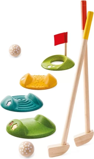 PlanToys mini zestaw do minigolfa dla dzieci