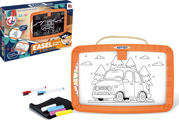 Dwustronna magnetyczna tablica do rysowania Easel