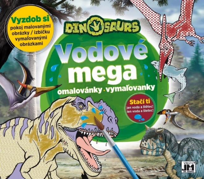 Jiri Models mega wodne kolorowanki dinozaury - 1 szt.