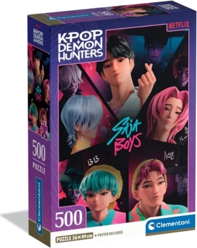 Puzzle CLE 500 elementów K-Pop Demon Hunters – Saja Boys