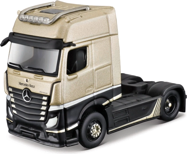 Maisto Mercedes-Benz Actros 1851 złoto-czarny 1:64