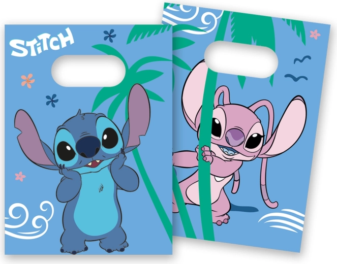 Papierowe torebki imprezowe Disney Stitch 22 cm (4 szt.)