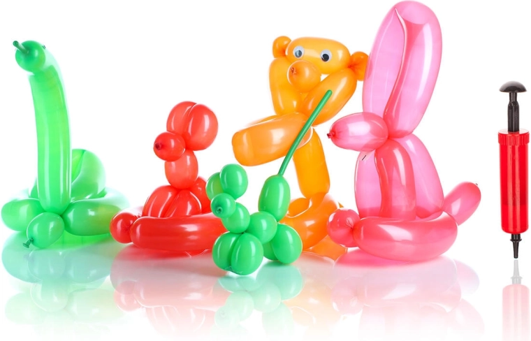 Balony do modelowania 30 cm z pompką (6 szt.)