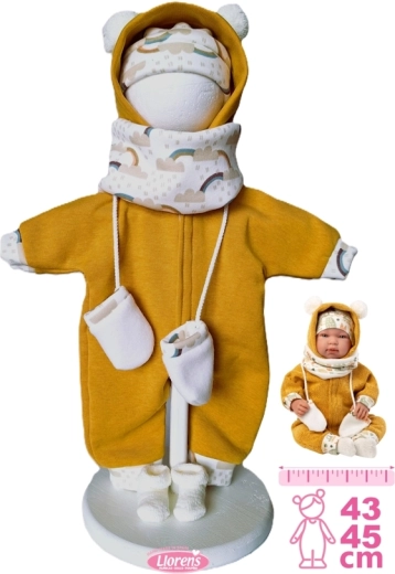 Ubranko Llorens dla lalki niemowlaka New Born 43–45 cm