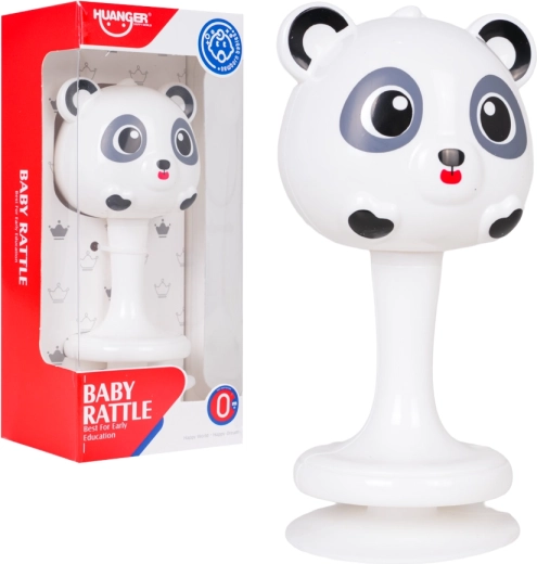 Dziecięca grzechotka Panda z przyssawką - 1 sztuka