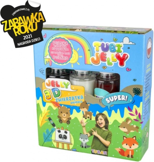 Zestaw Tubi Jelly 3 kolory – zwierzątka