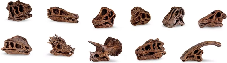 Safari Ltd. czaszki dinozaurów – zestaw mini replik