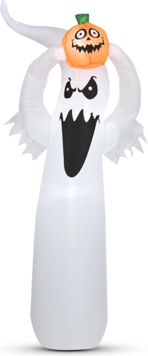 Nadmuchiwany duch halloweenowy z oświetleniem LED 180 cm
