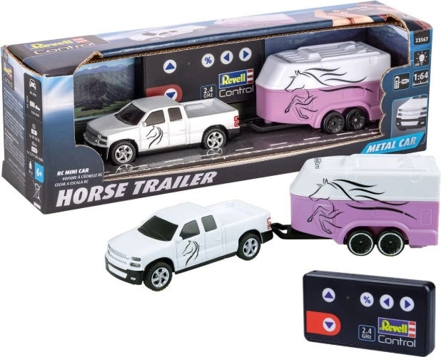 Revell RC mini auto z przyczepą do przewozu koni