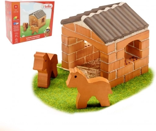 Klocki Teifoc Mała stajnia w pudełku 18x15x8 cm