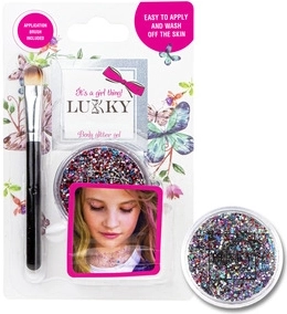 Lukky brokatowy żel do ciała z aplikatorem