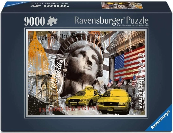 Puzzle Ravensburger Metropolia Nowy Jork 9000 elementów