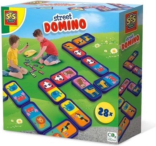 SES domino plenerowe ze zwierzątkami (28 elementów)