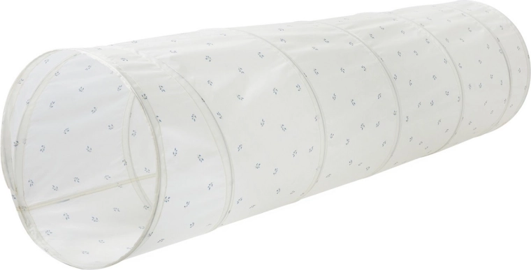 3 Sprouts dziecięcy tunel do zabawy z poliestru z recyklingu Blueberry Ivory