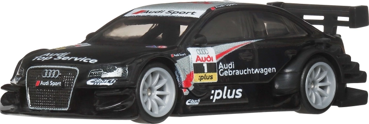 Hot Wheels Premium Kultowe samochody Aero Styles Audi A4 2008 czarny 1:64