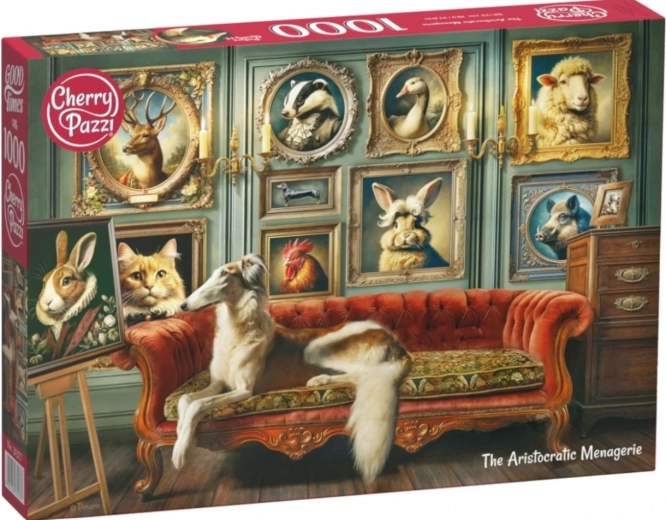 Puzzle CHERRY PAZZI Arystokratyczne menażerie 1000 elementów