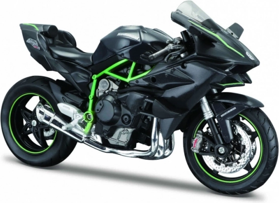 Maisto motocykl Kawasaki Ninja H2 R ze stojakiem 1:12