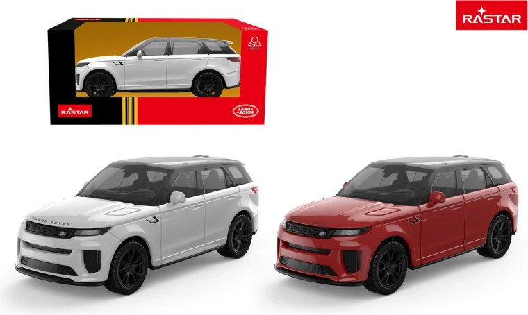 Metalowy samochodzik Range Rover Sport SV Rastar 1:43 biały