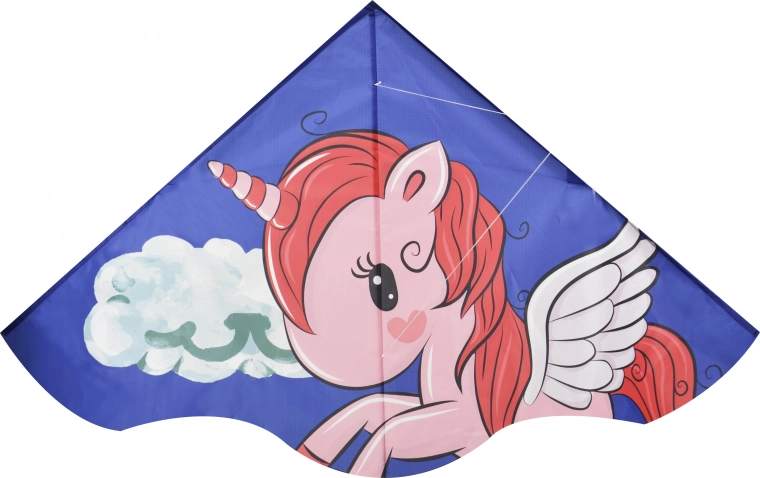 Latawiec delta z motywem jednorożca