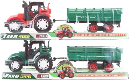 Traktor z przyczepą