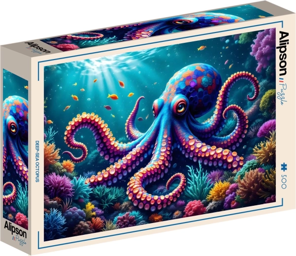Puzzle Alipson ośmiornica z głębin oceanu 500 elementów