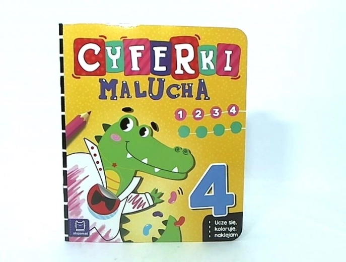 Uczę się, koloruję, naklejam – Cyfry dla małych dzieci