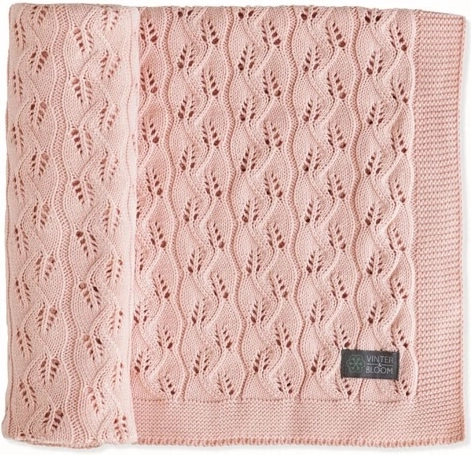 Kocyk Vinter & Bloom Moment Organic cloud pink