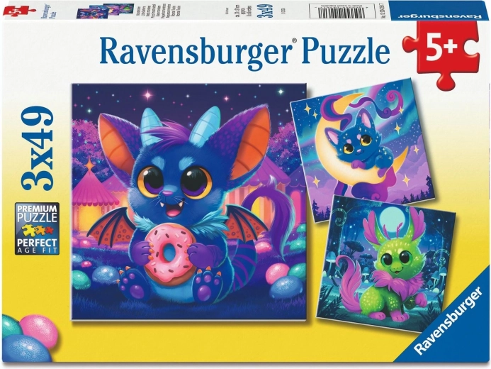 Puzzle Ravensburger Mała Čáblice 3×49 elementów