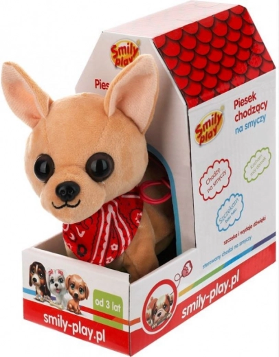 Interaktywny pluszowy piesek chihuahua SMILY PLAY