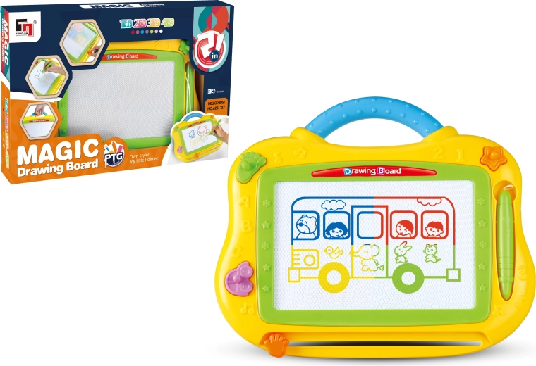 Magnetyczna tablica do rysowania Magic mała kolorowa