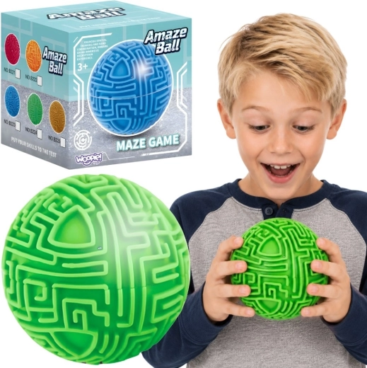 Woopie Amaze Ball – zielona kula labiryntowa 3D